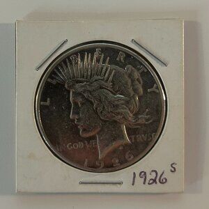 Incredible 1926-S Peace Dollar - Silver Dollar - $1 Coin - 1926 - S - RARE MINT